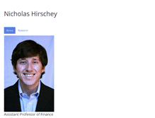 Tablet Screenshot of nhirschey.com
